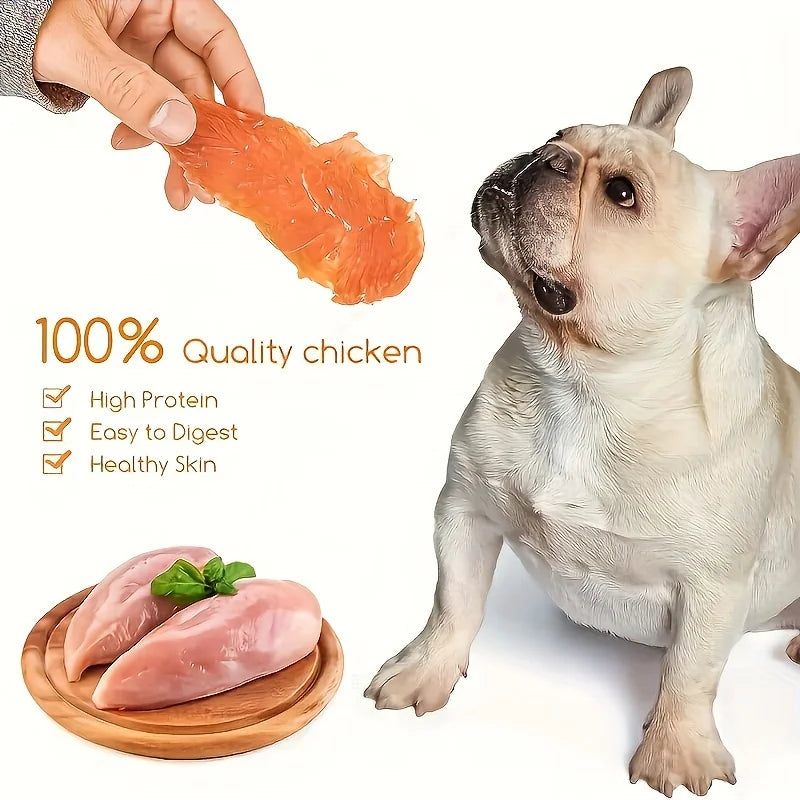 3-Pack Chicken Chest Dog Treats for All Breeds and Sizes