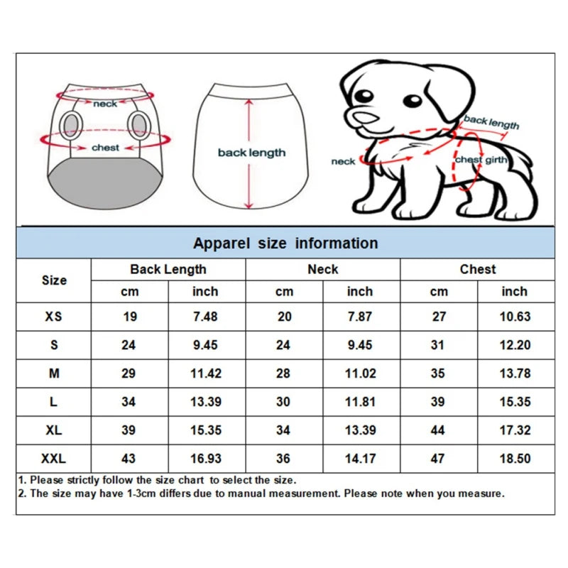 Winter Pet Dog Coat Warm Cotton Padded Jacket Thickened Stand-Up Collar for Small Dogs
