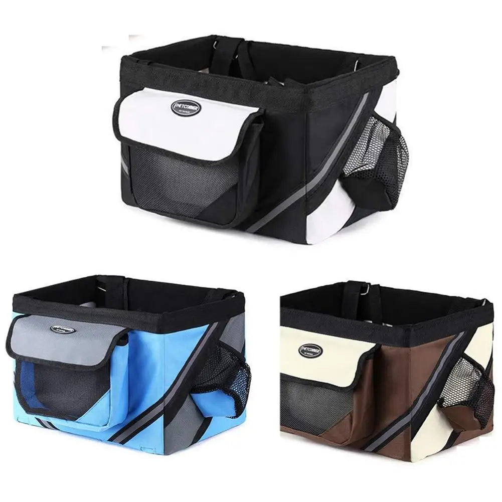Pet Dog Bicycle Bag Bike Handlebar Front Basket Carrier for Travel Shopping