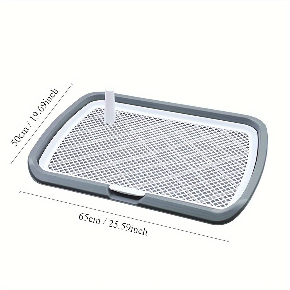 Dog Potty Training Toilet Tray with Removable Net for Pets