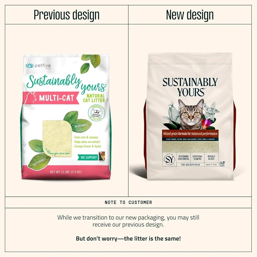 Natural Unscented Cat Litter 10 lbs Clumping Formula Odor Control