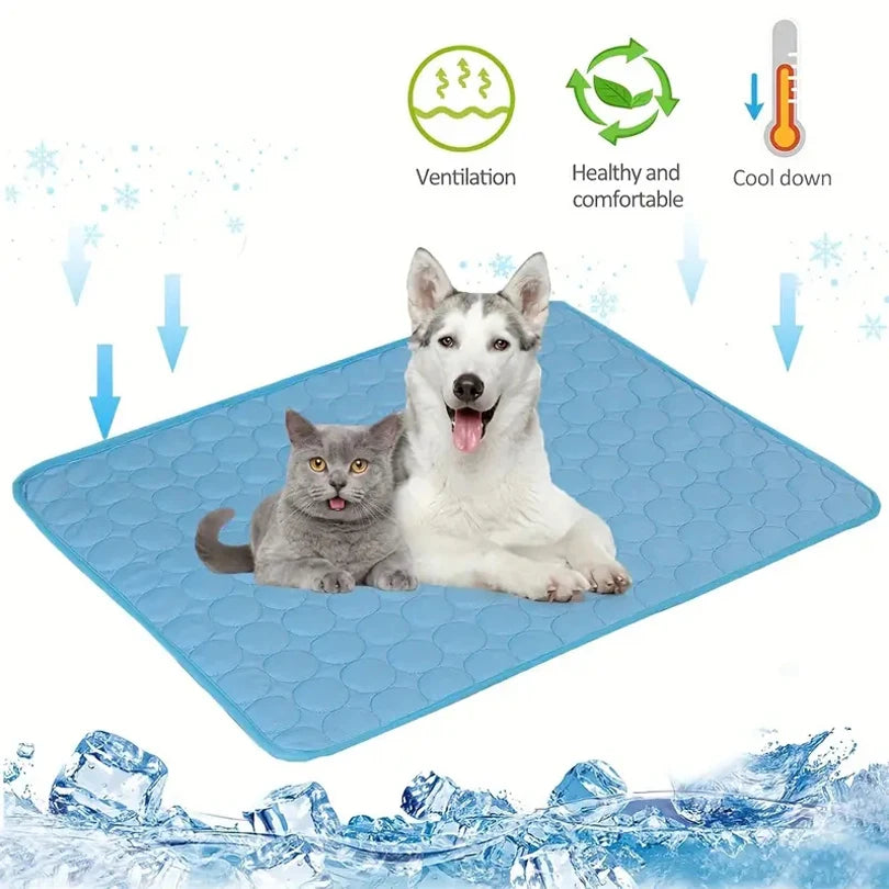 Extra Large Dog Cooling Mat Summer Pet Cold Bed for All Breeds