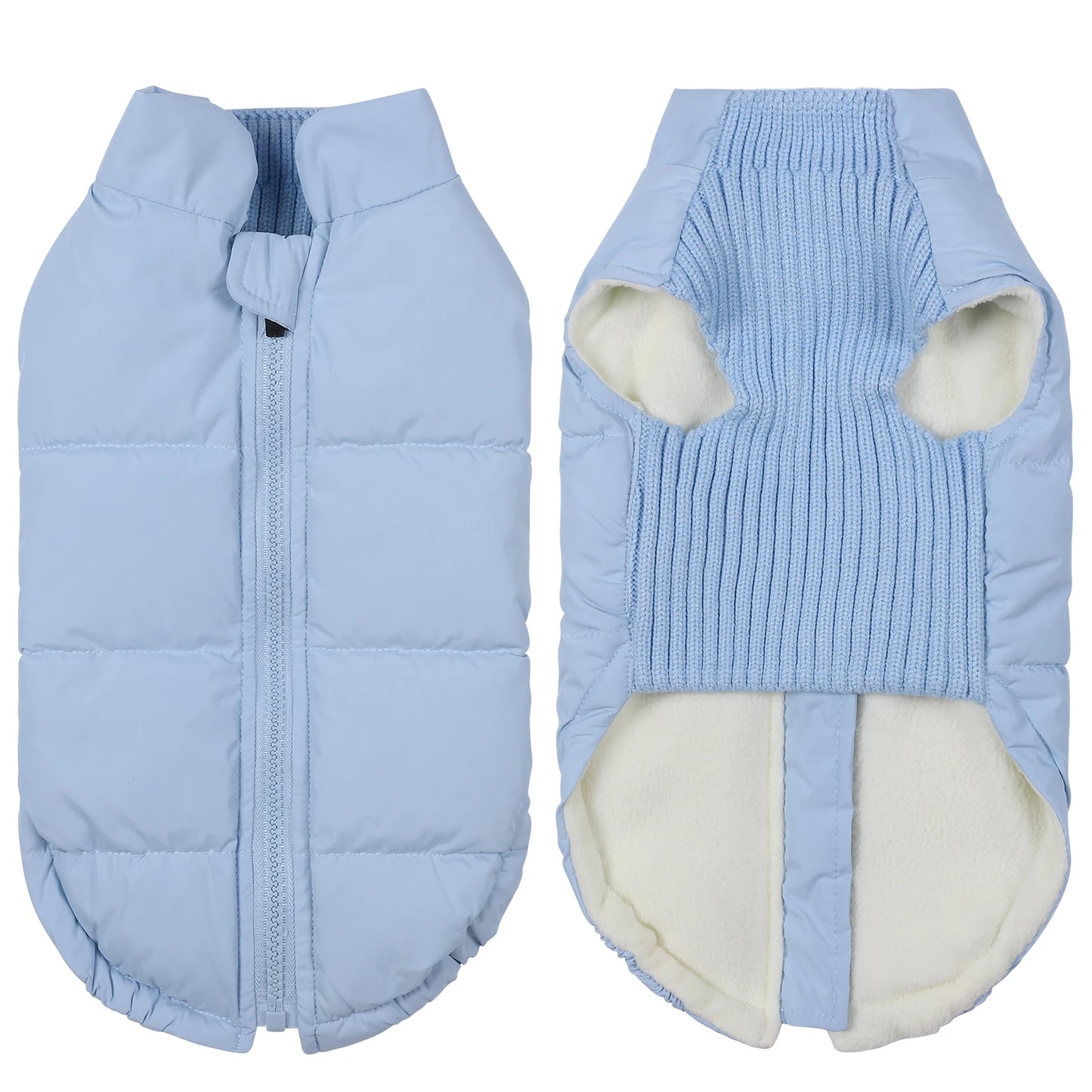 Warm Knitted Dog Vest Jacket for Autumn Winter Small Breeds