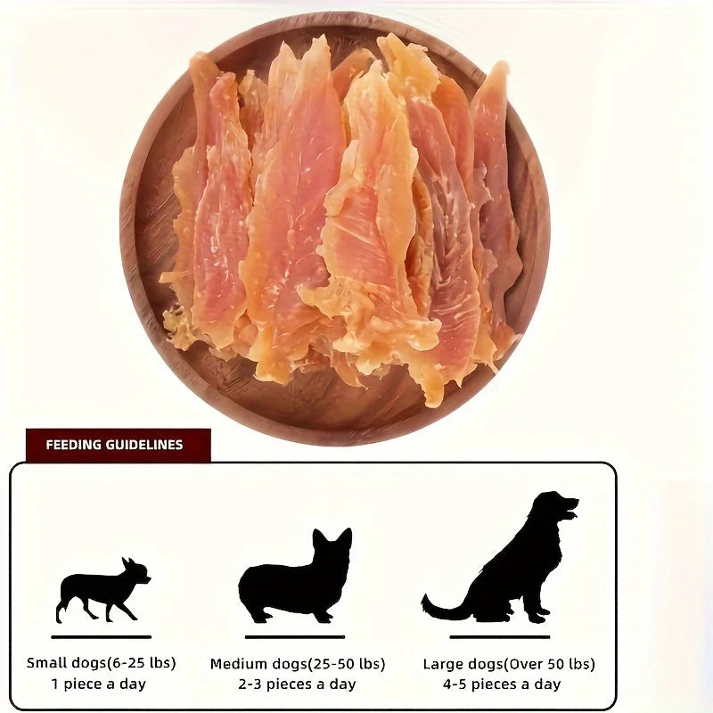 3-Pack Chicken Chest Dog Treats for All Breeds and Sizes