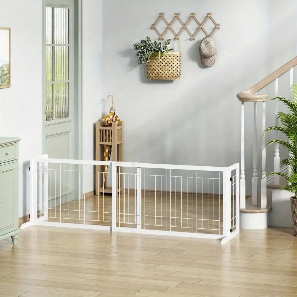 Friendly Finds Marketplace Freestanding Pet Gate Fence
