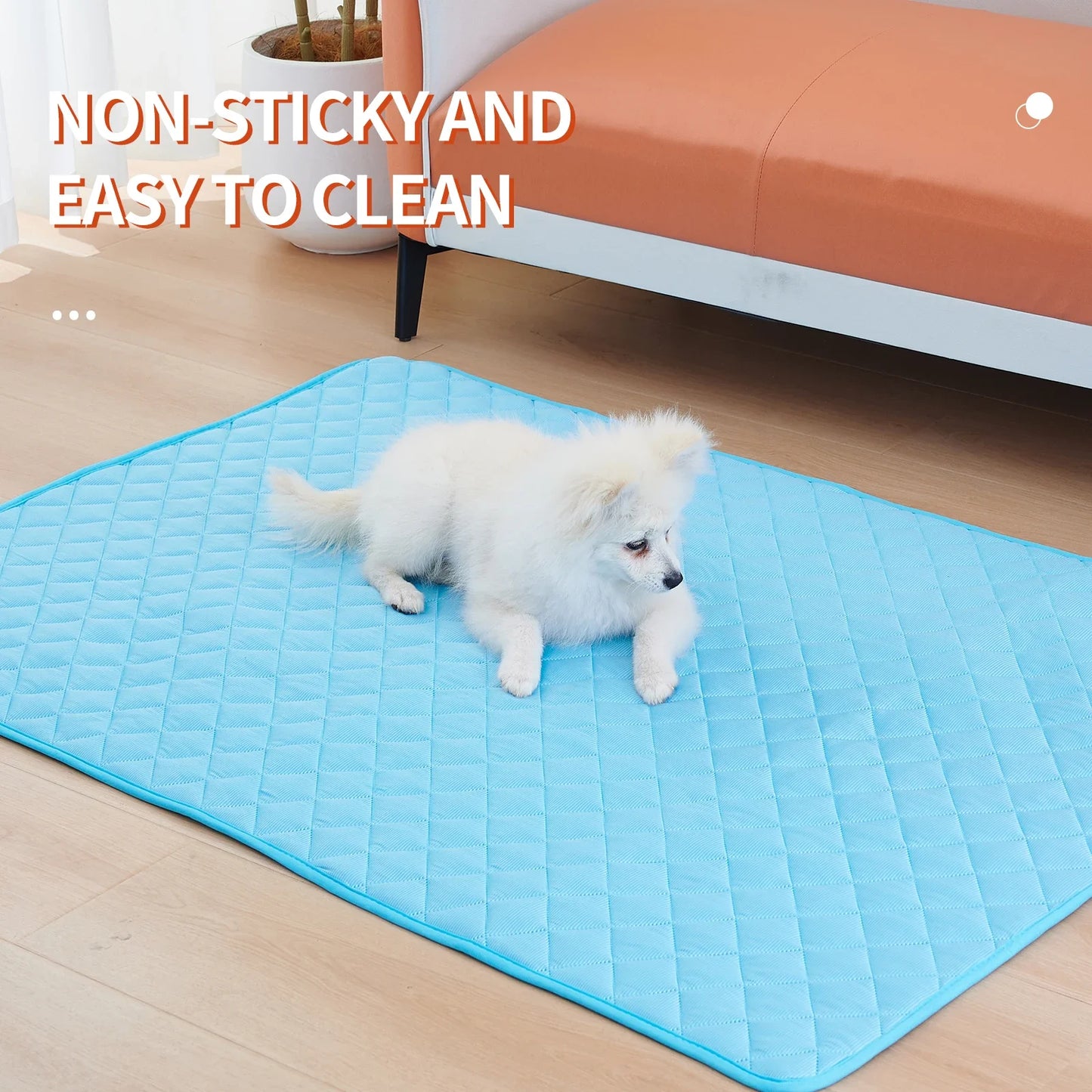 Dog Cooling Bed Mat Summer Pet Pad for Small to Large Dogs