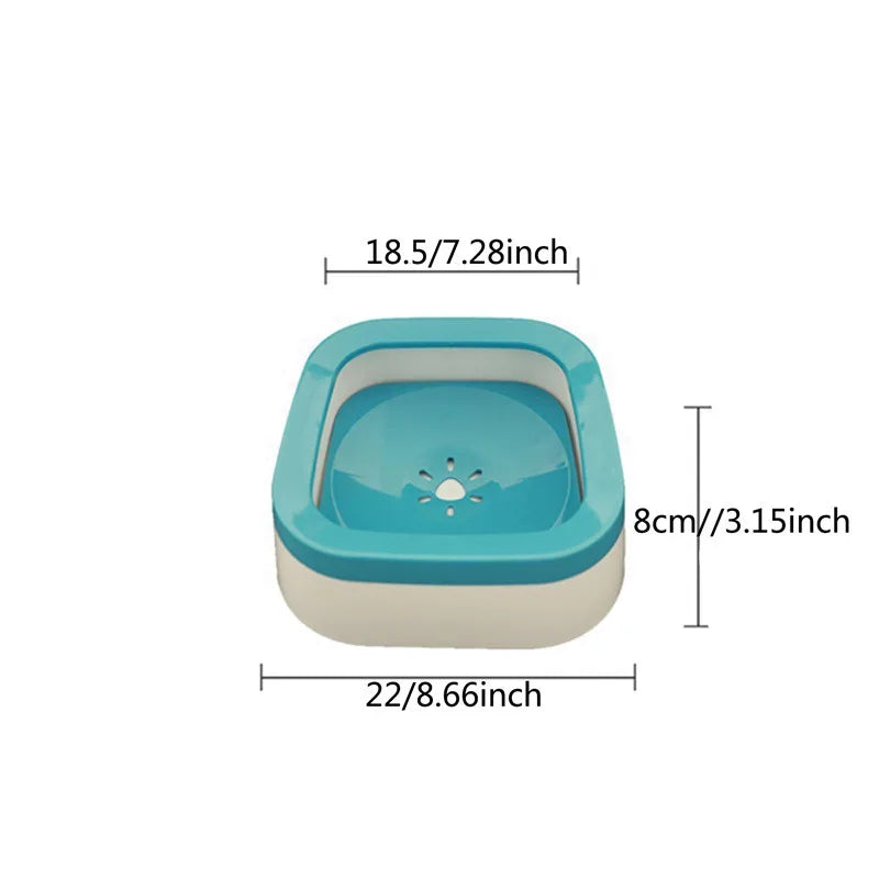 Anti-Splash Water Bowl For Dogs By NoEnName Large Capacity Drinker For Pets