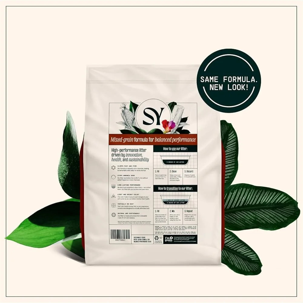 Natural Unscented Cat Litter 10 lbs Clumping Formula Odor Control
