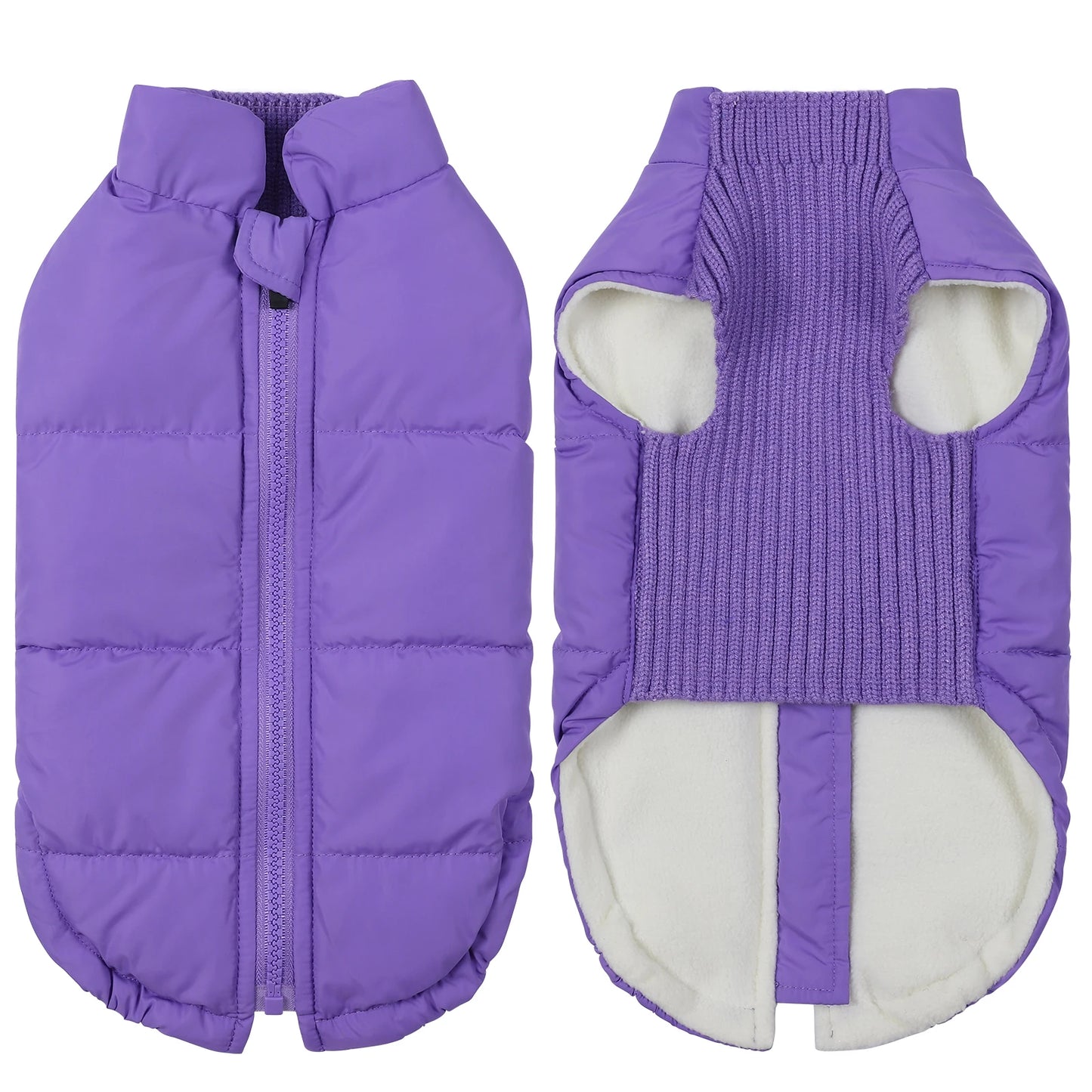 Warm Knitted Dog Vest Jacket for Autumn Winter Small Breeds