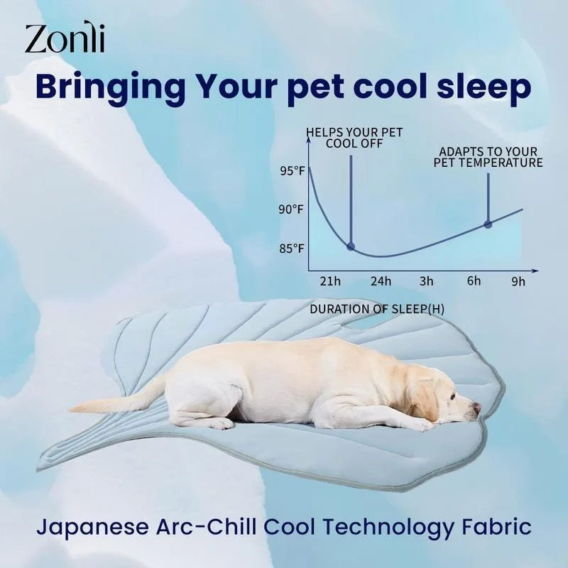 Zonli Eco-Friendly Cooling Pet Mat for Large Dogs and Cats