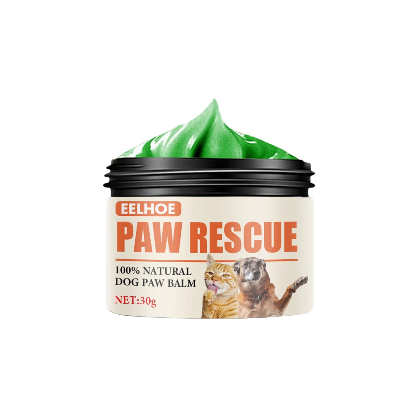 Pet Paw Cream 30g Moisturizing Nourishing Natural Ingredients for Cat and Dog Paw Protection