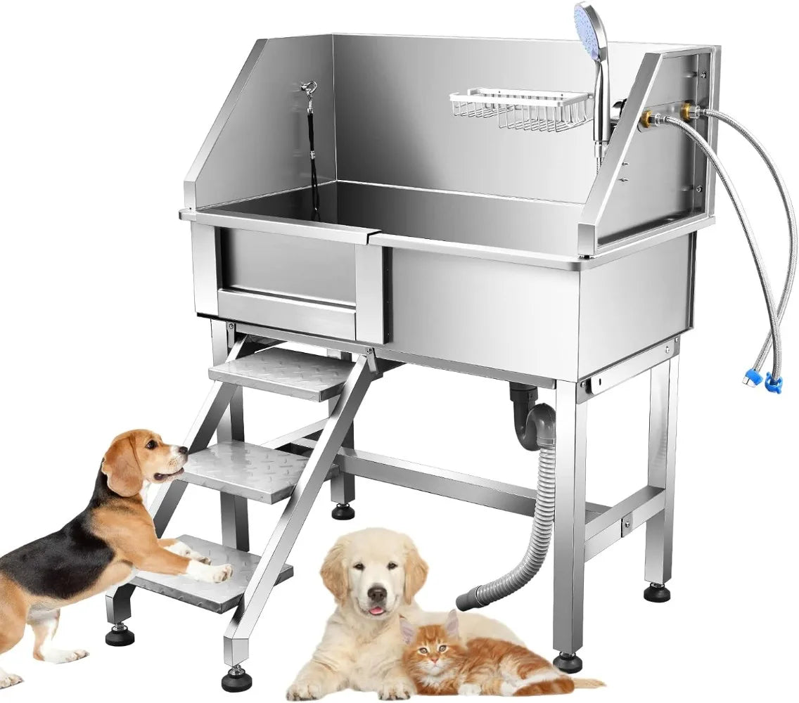 Hign-concerned Dog Bathtub With Sliding Door For Home Use