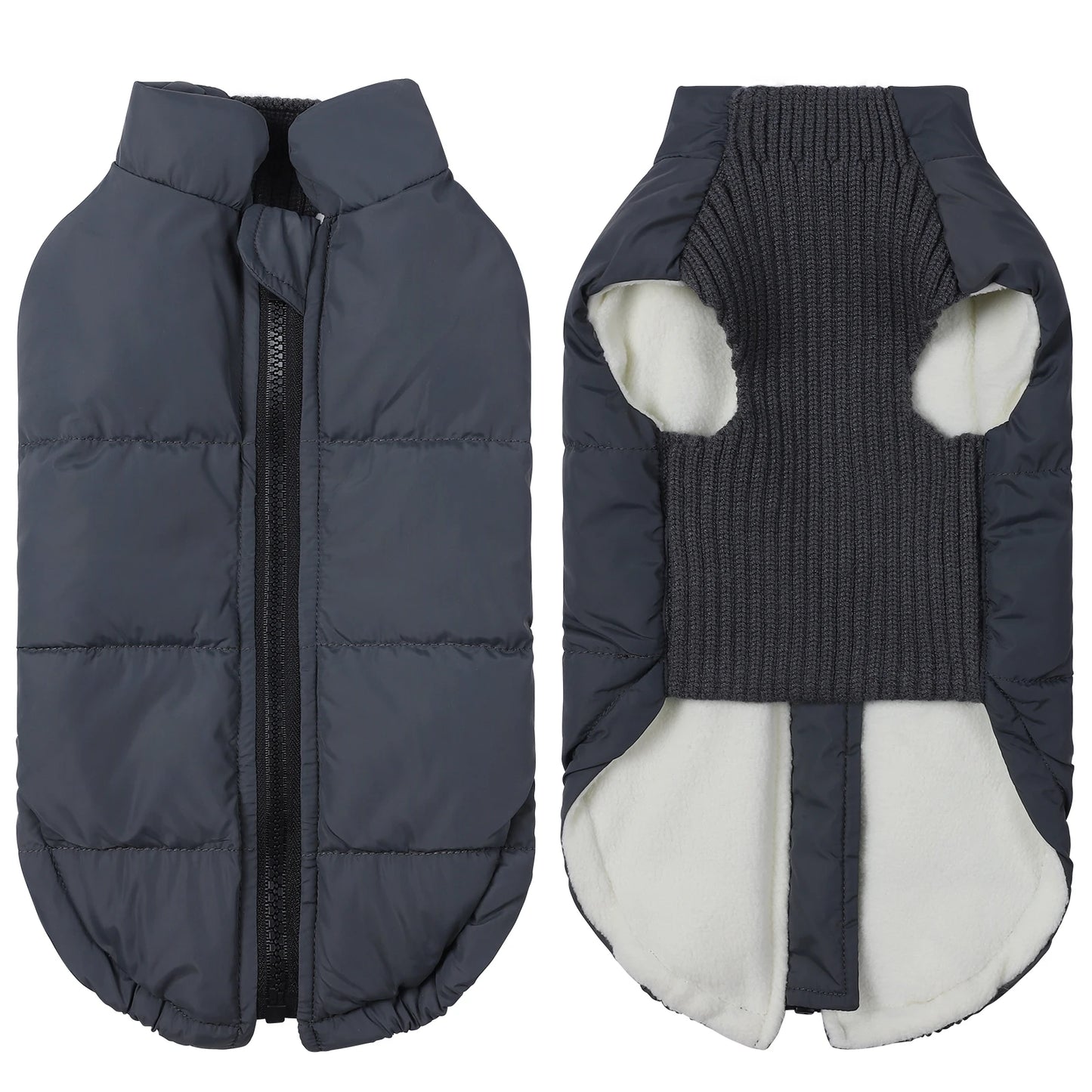 Warm Knitted Dog Vest Jacket for Autumn Winter Small Breeds
