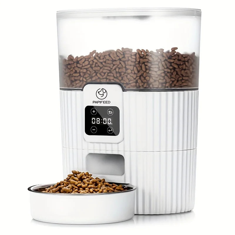 PAPIFEED Smart Cat Dog Food Dispenser With WiFi Remote Control