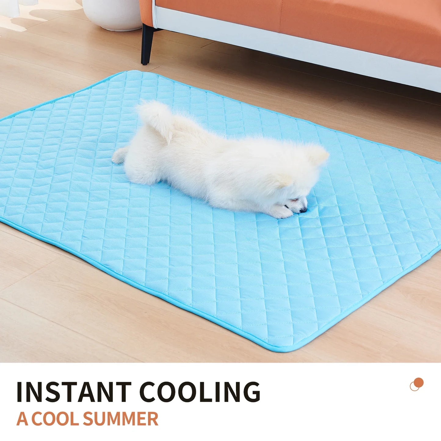 Dog Cooling Bed Mat Summer Pet Pad for Small to Large Dogs