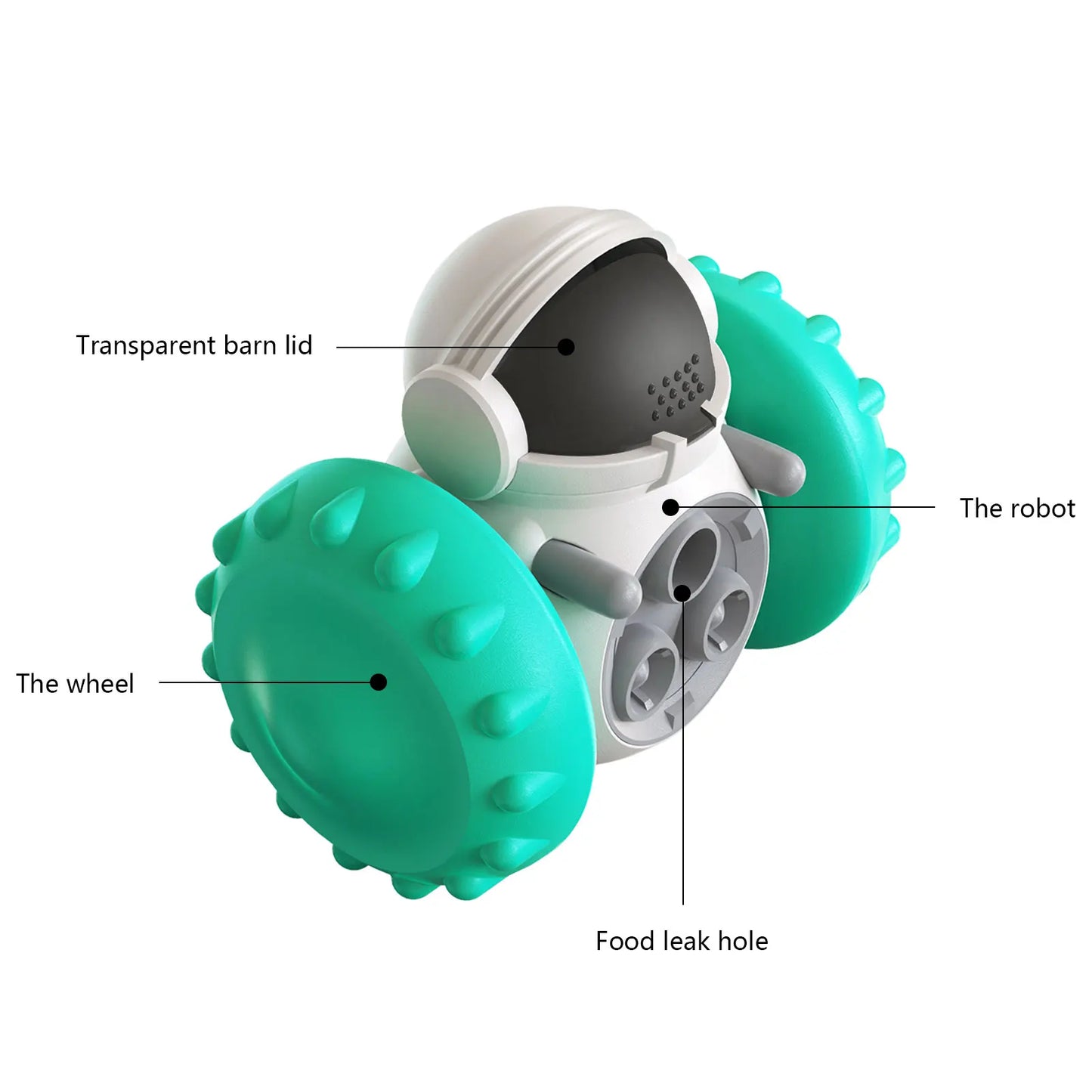 Interactive Meal Dispensing Pet Toy for Dogs and Cats
