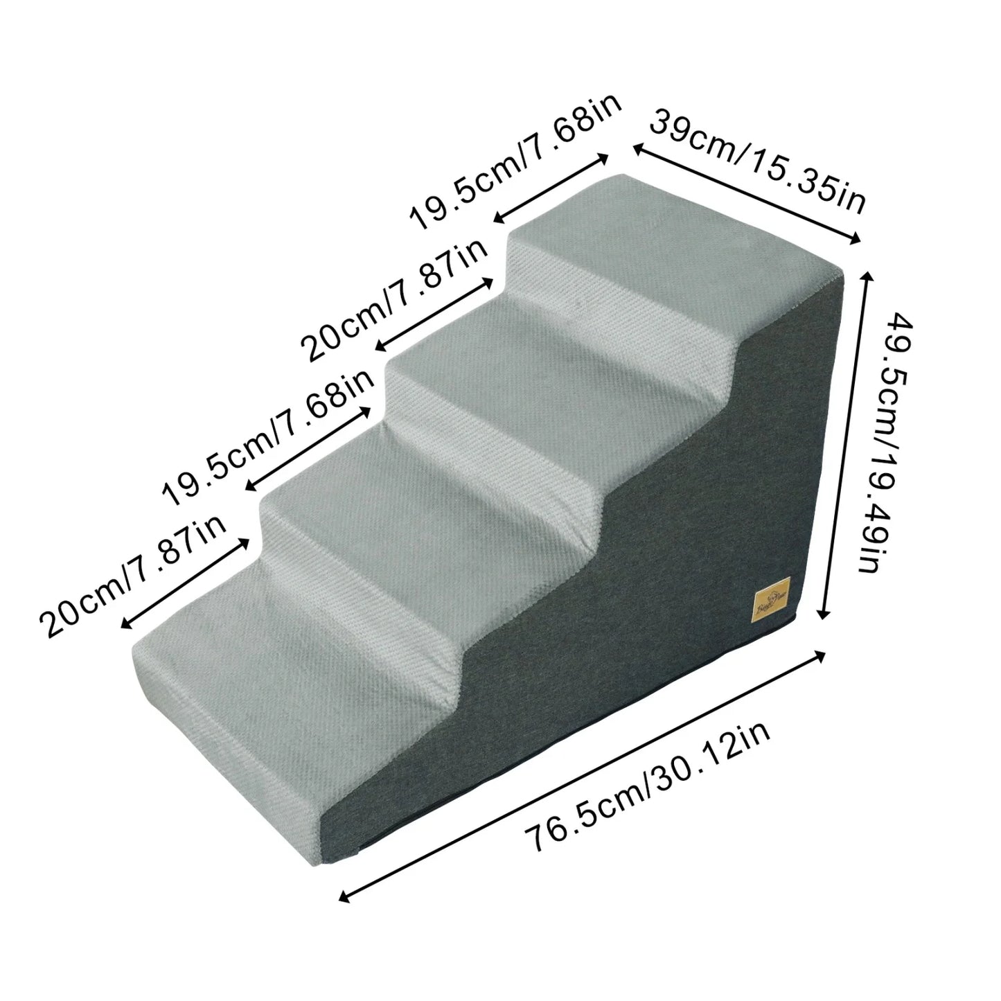 High Density Foam Dog Stairs Ramps for High Beds and Sofas