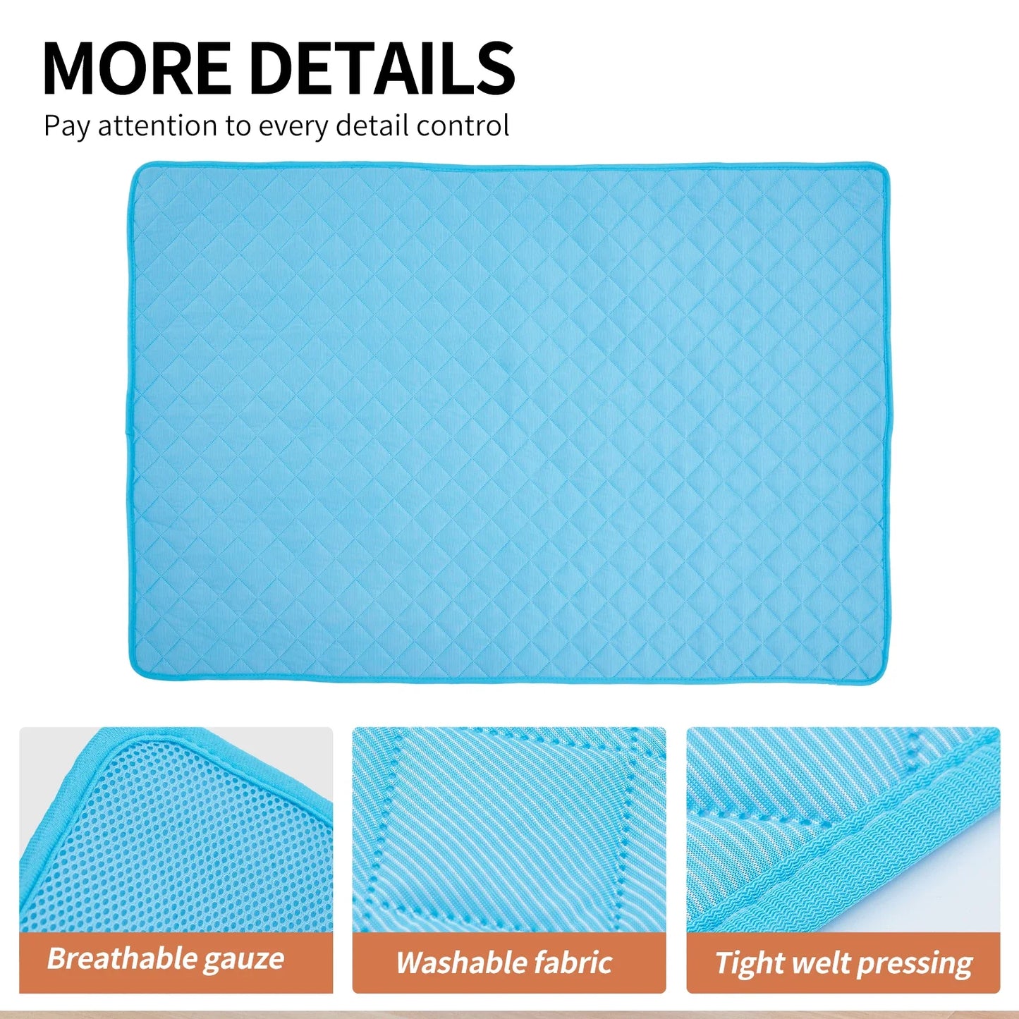 Dog Cooling Bed Mat Summer Pet Pad for Small to Large Dogs