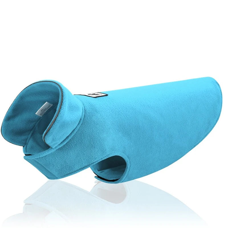 Reflective Big Dog Fleece Jacket Winter Warm Coat for Small and Large Dogs