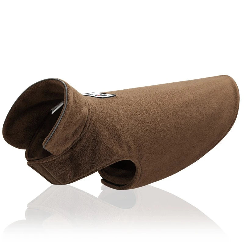Reflective Big Dog Fleece Jacket Winter Warm Coat for Small and Large Dogs