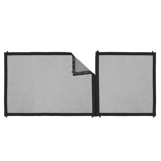 Adjustable Zipper Mesh Dog Gate Portable Folding Pet Barrier