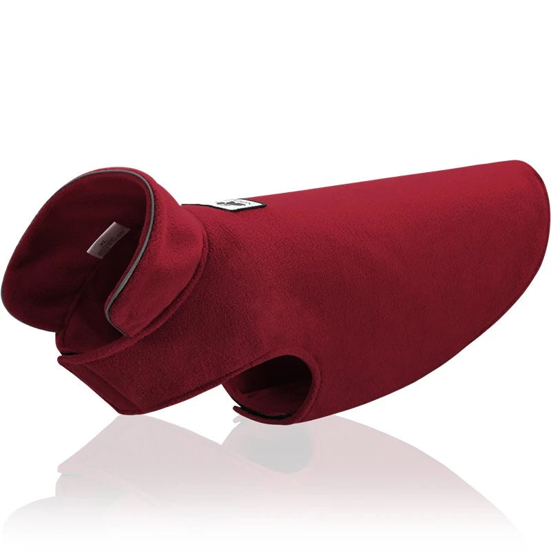 Reflective Big Dog Fleece Jacket Winter Warm Coat for Small and Large Dogs