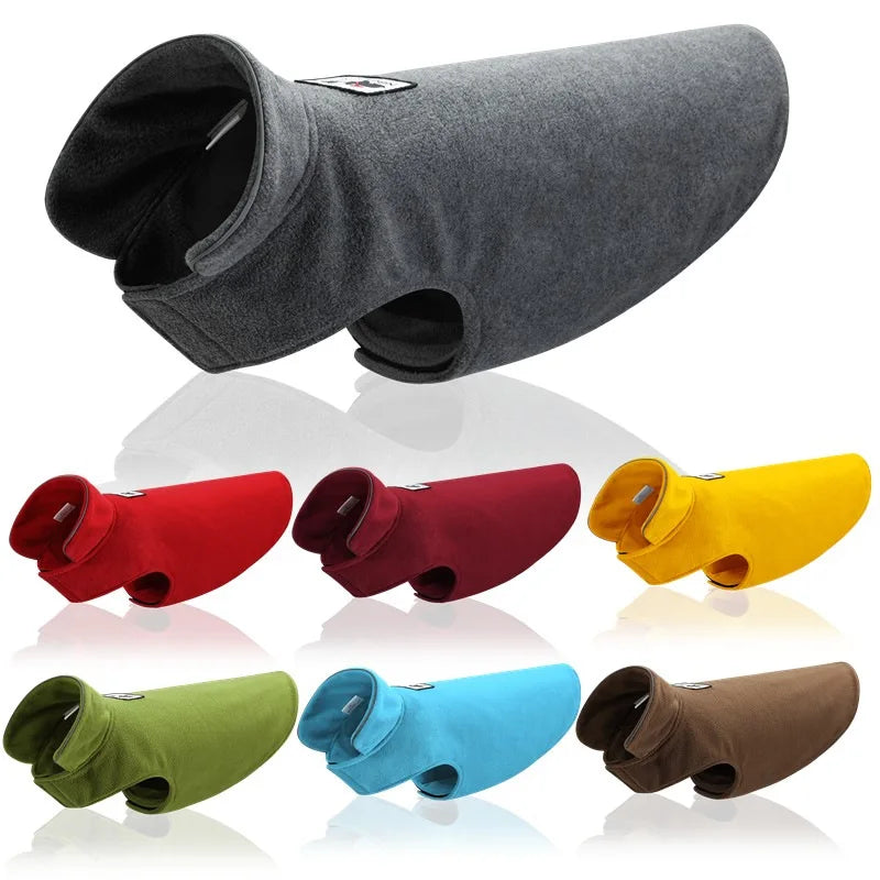Reflective Big Dog Fleece Jacket Winter Warm Coat for Small and Large Dogs