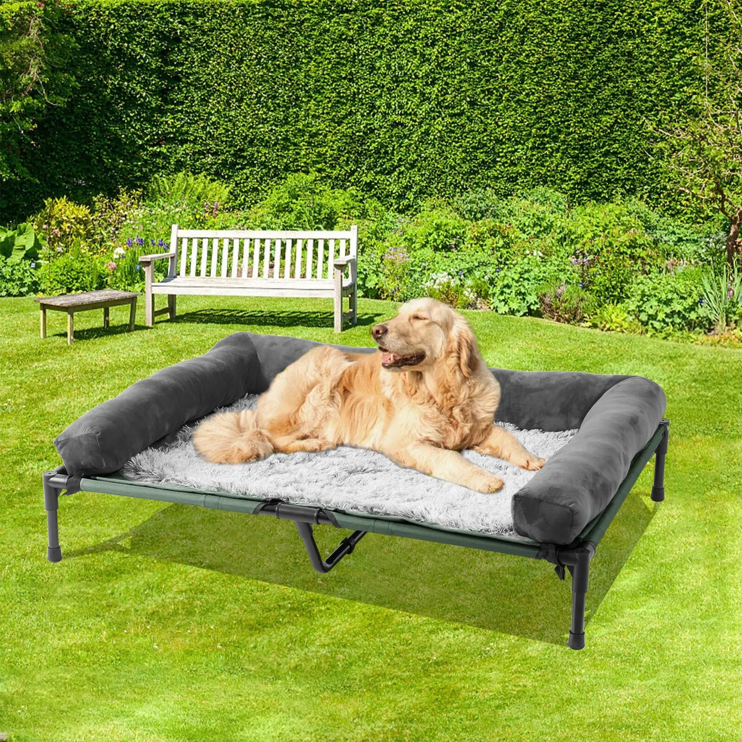 Guangdong CN Elevated Cooling Waterproof Dog Bed Bolster