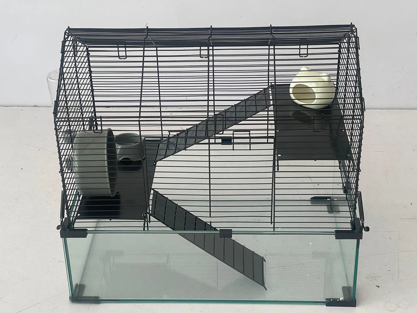 Twister CKCN Metal Hamster Cage Transparent Habitat