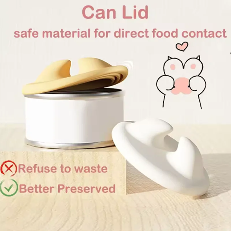 Canned Cat Food Sealing Lid Spoon by NoEnName Comfortable and Fashionable Pet Accessory