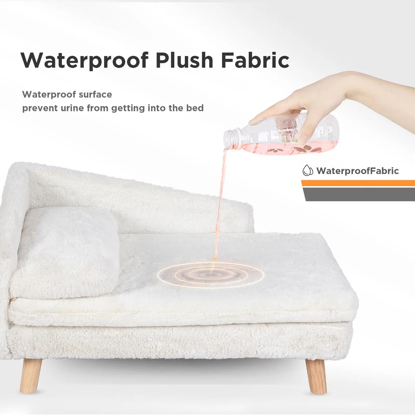 Friendly Finds Elevated Pet Bed With Solid Wood Legs Indoor