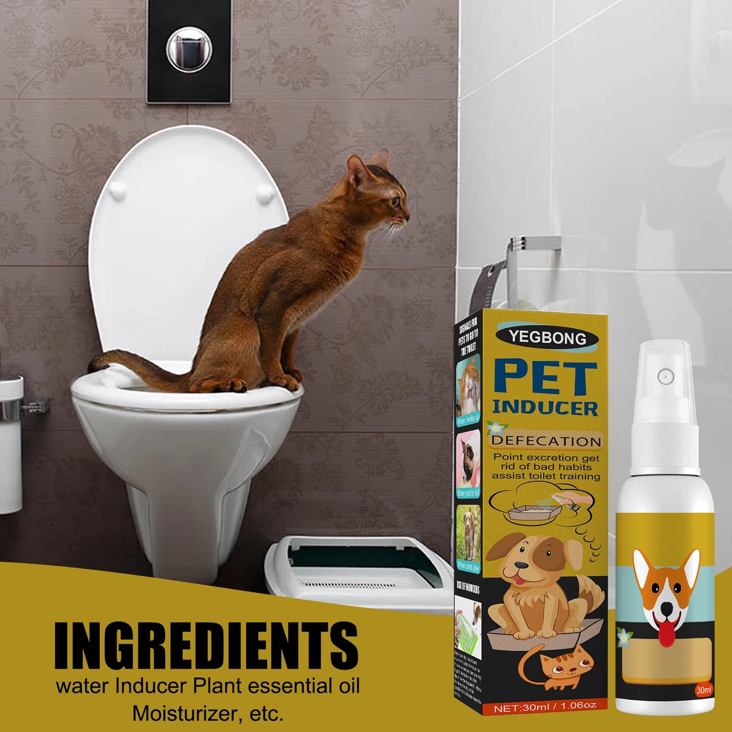 Dog Potty Training Spray for Effective Outdoor Toilet Training