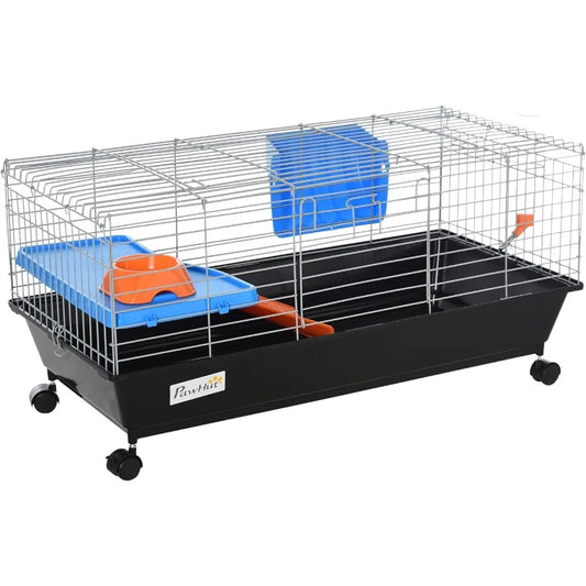 Small Animal Cage With Rolling Wheels Pro