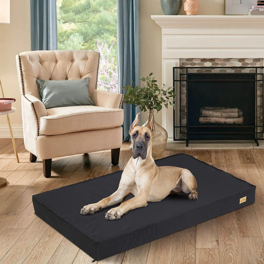 Washable Orthopedic Dog Bed for Large Dogs Comfort Foam Bed