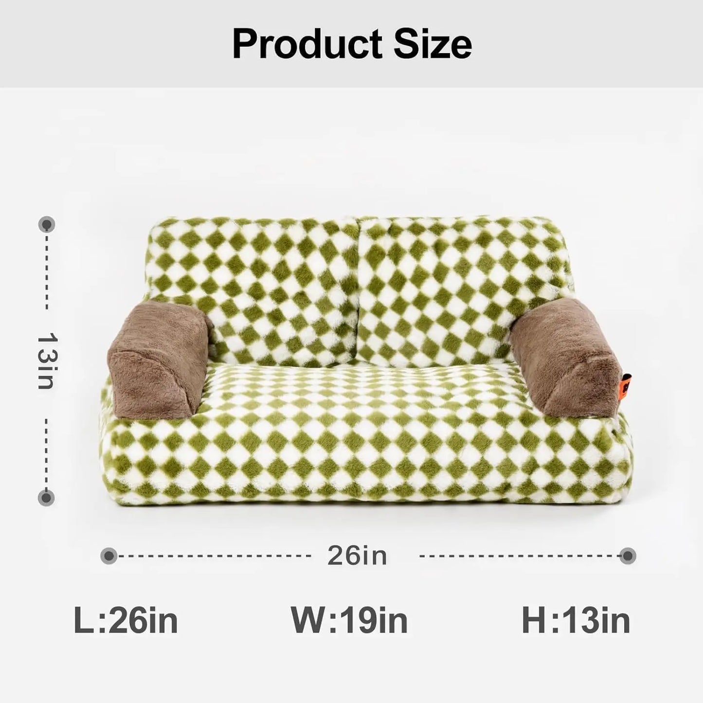 MEWOOFUNCN Pet Couch Bed Cats And Small Dogs Washable
