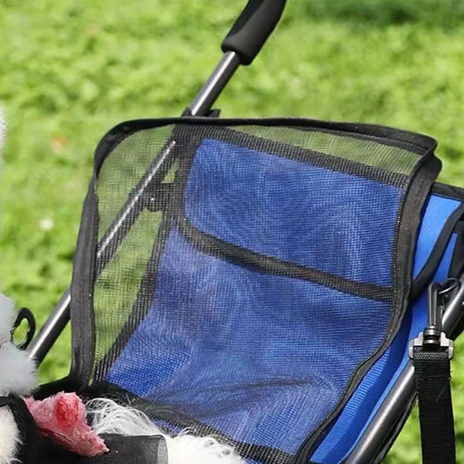 Waterproof Pet Stroller for Dogs and Cats Folding Travel Carrier