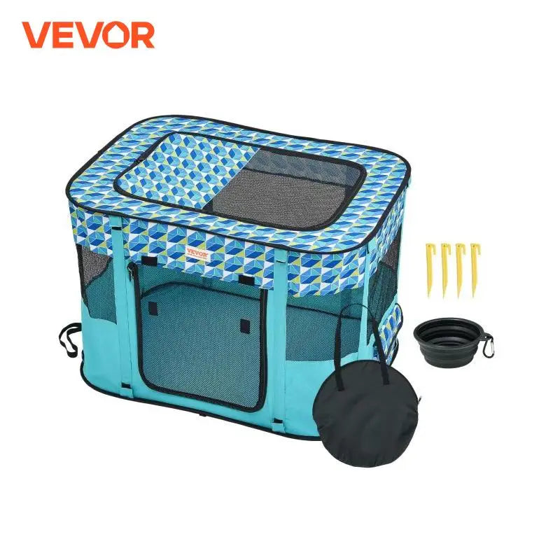 VEVOR Portable Foldable Waterproof Pet Playpen Tent For Dogs