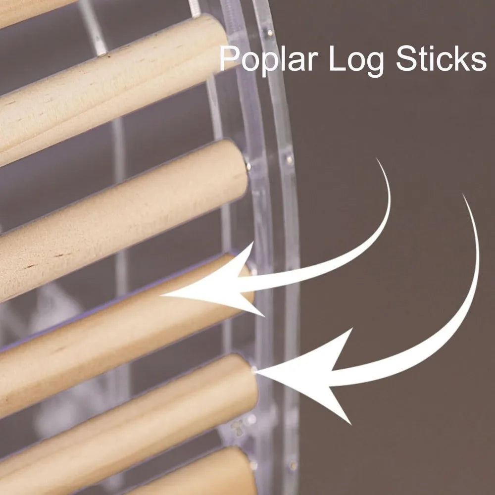 Flight Cage For Parrots Portable Transparent Bird Cage