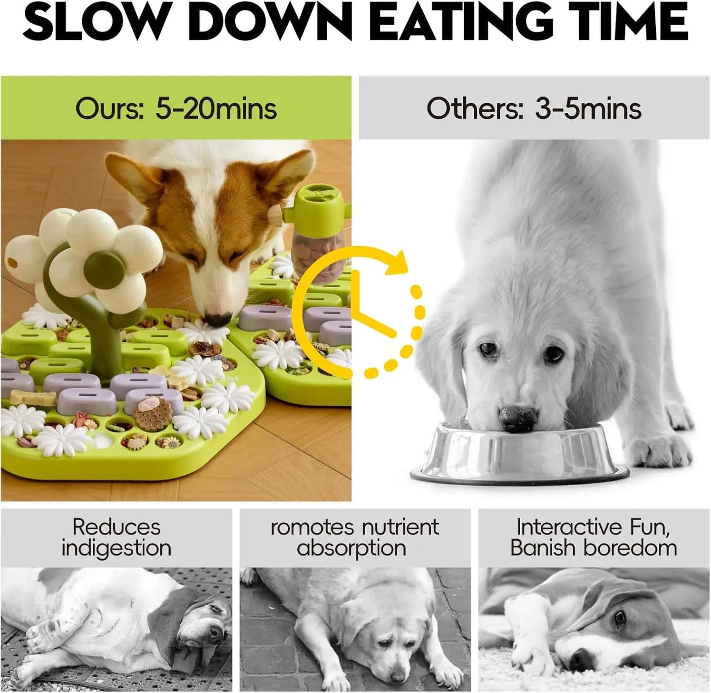 Fun Level 4 Dog Puzzle Toy for IQ Training and Feeding