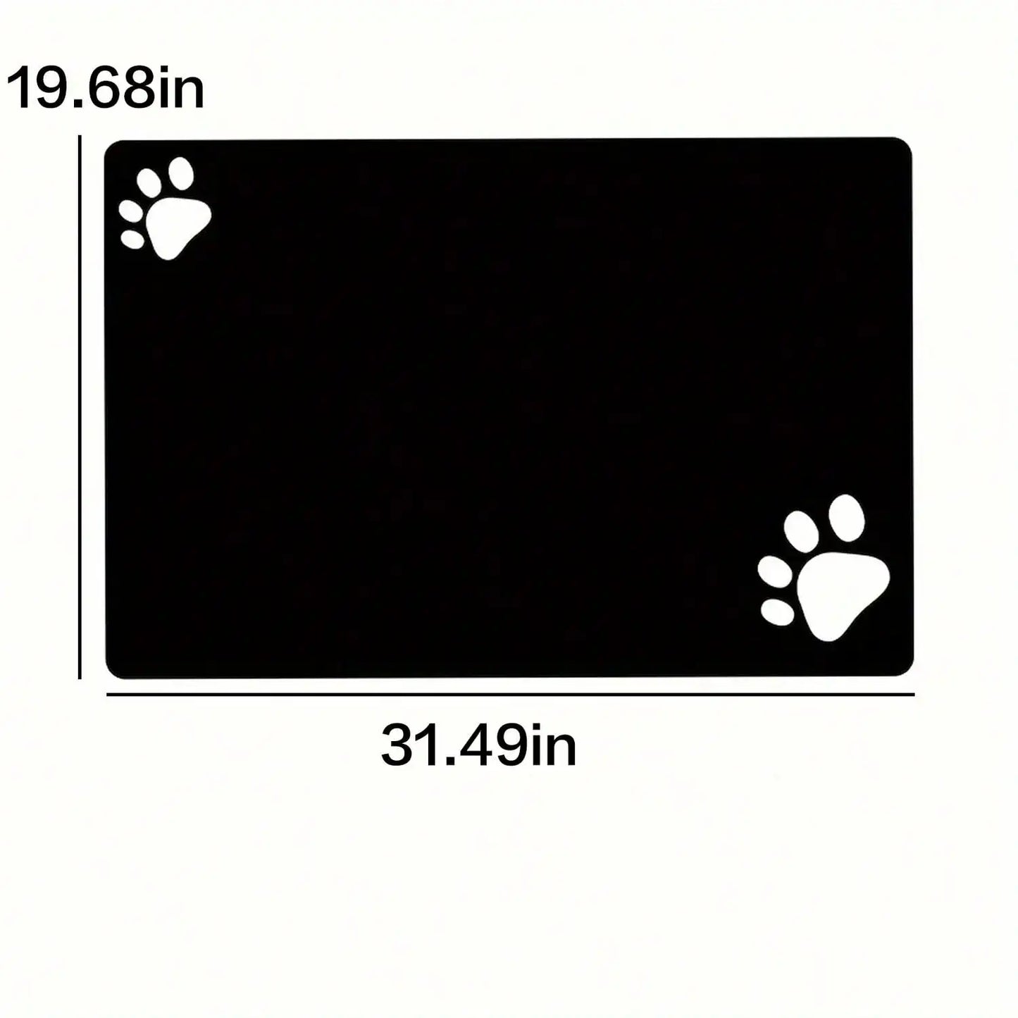 Diatom Mud Pet Feeding Mats Absorbent Quick Dry Floor Mats