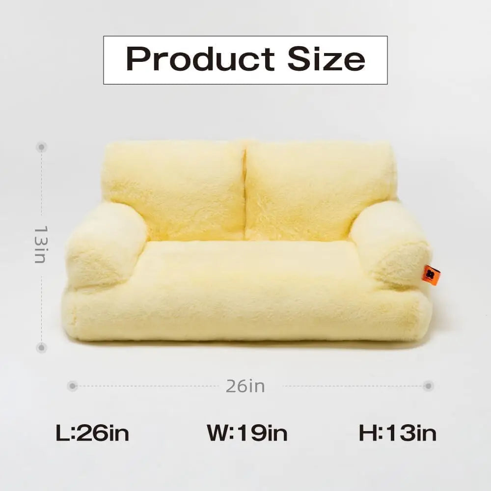 MEWOOFUNCN Pet Couch Bed Cats And Small Dogs Washable