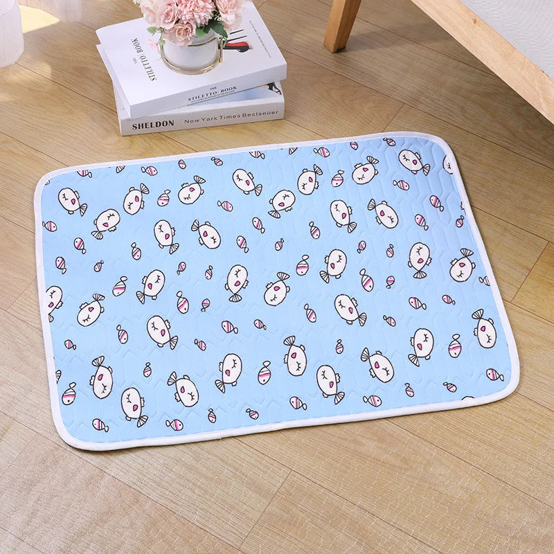 Cooling Dog Bed Mat for Cats Eco Friendly Non Slip Latex Pad