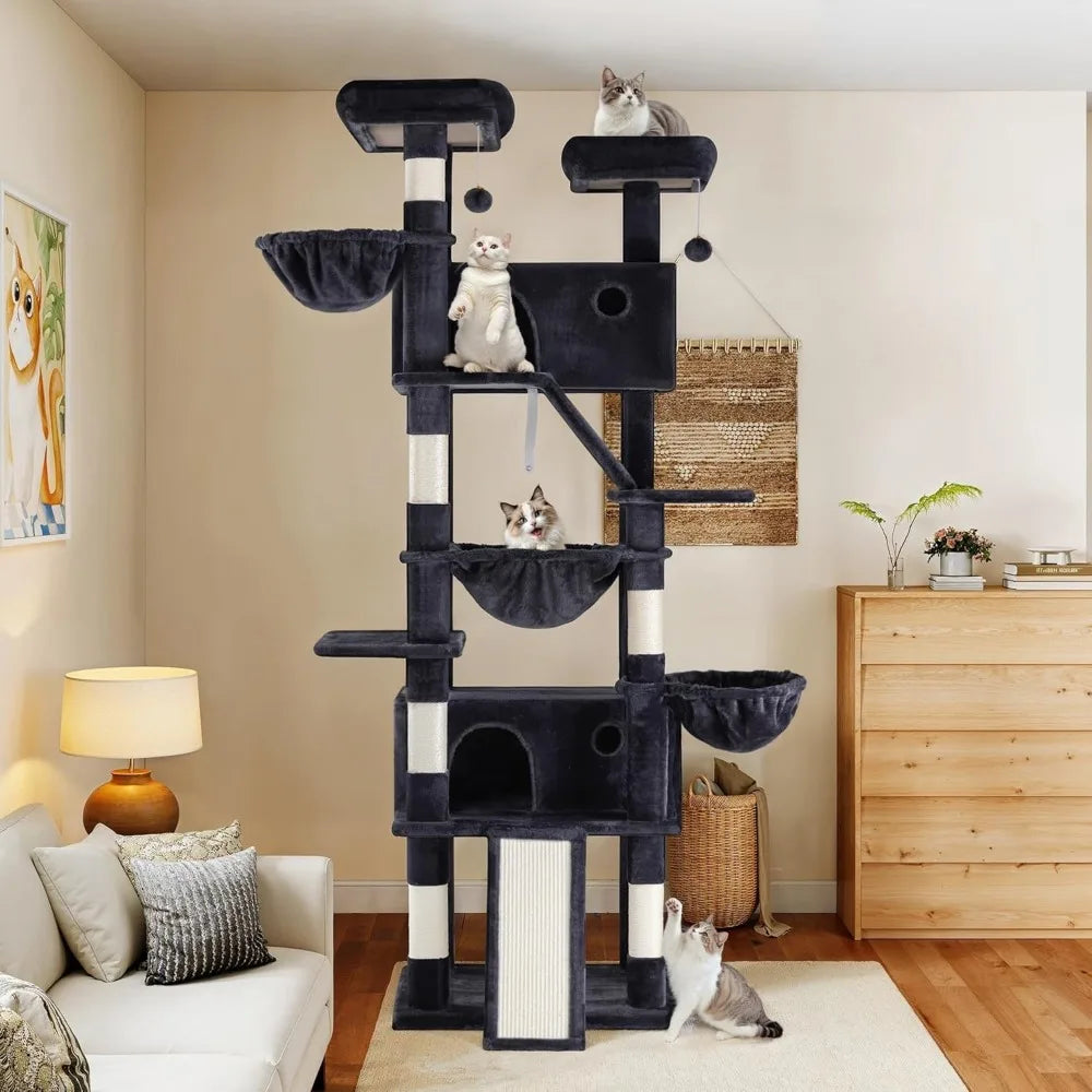 Indoor Cat Tree Tower Multi Level Cat Furniture Premium