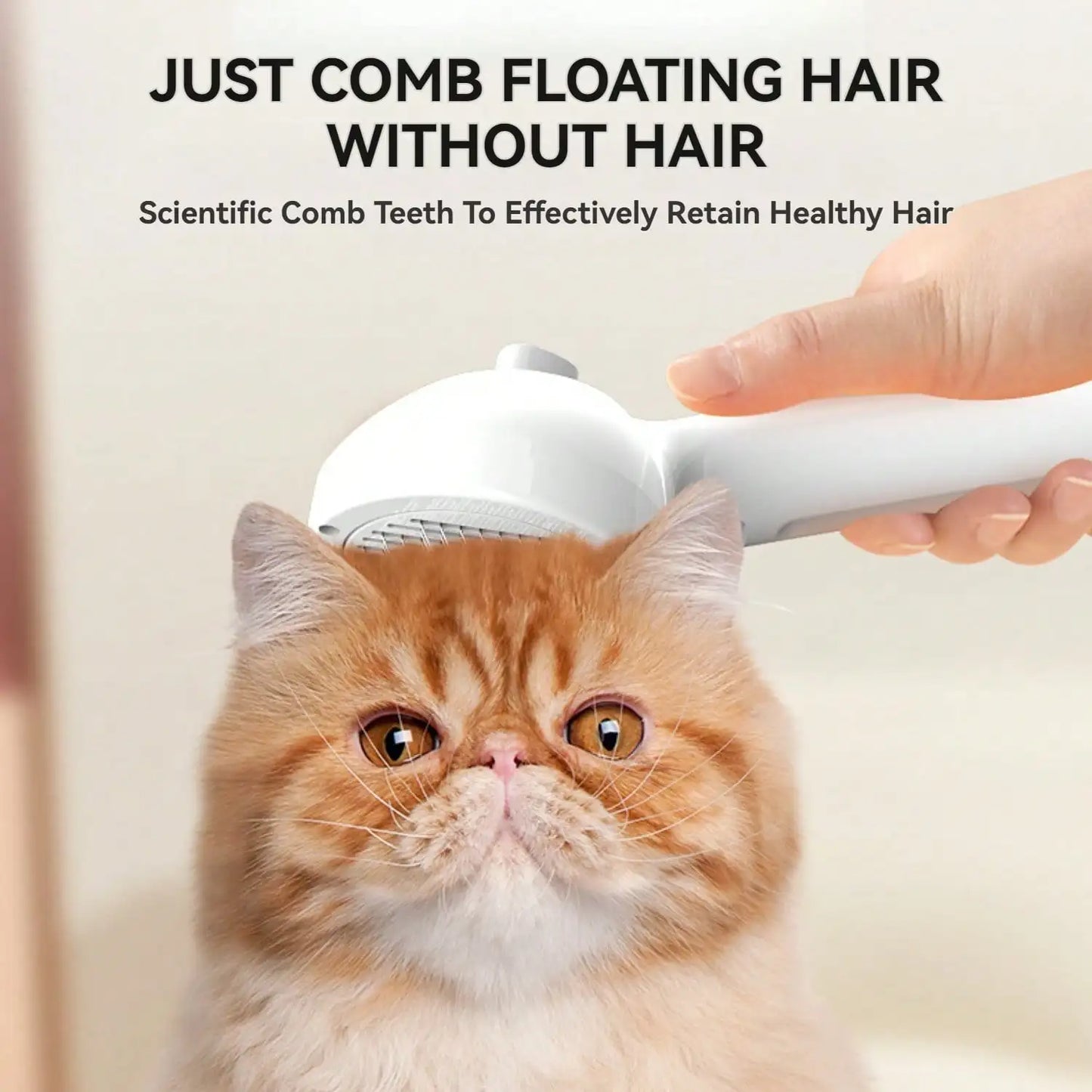 Cat Steam Brush with Spray for Easy Grooming and Shedding
