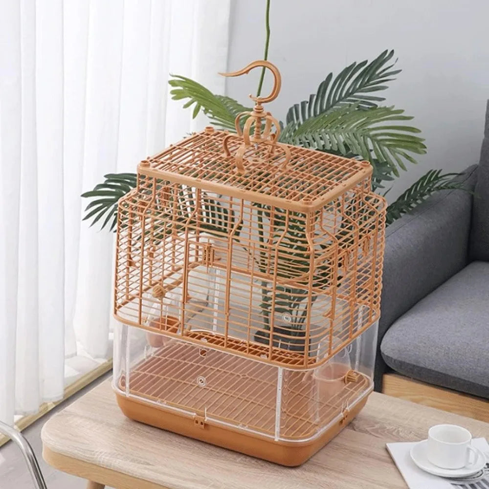 Gap Rectangular Bird Cage With Stainless Steel Accessories