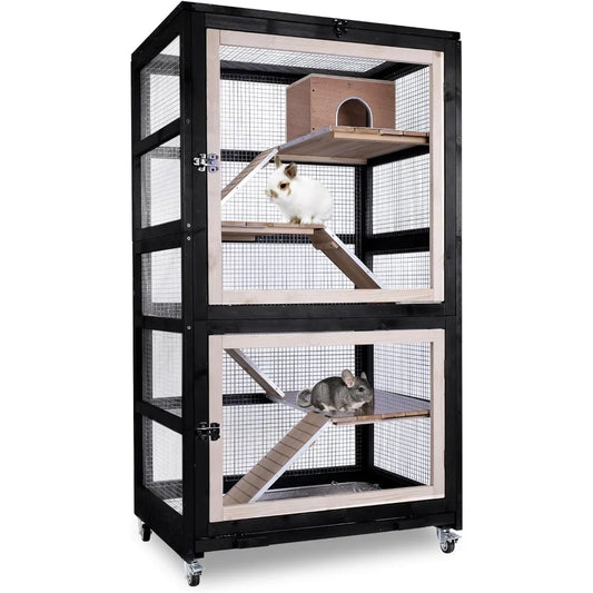 Hign Concerned Ferret Cage 5 Levels Stainless Steel Tray