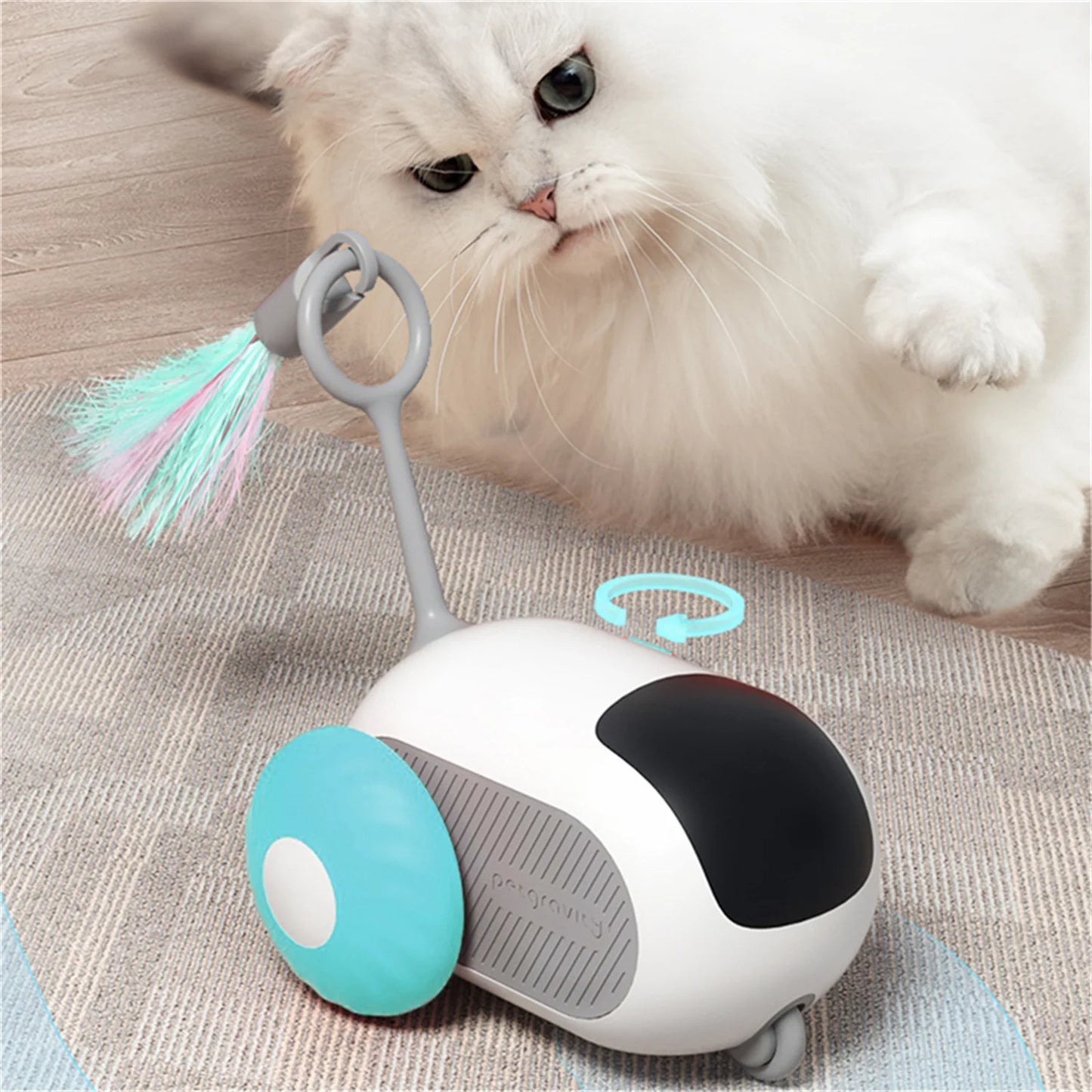 Interactive Automatic Remote Control Cat Mice Car and Ball Toy