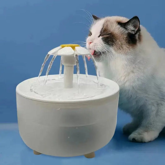 Automatic Cat Water Fountain USB Electric Filtered Drinker Bowl