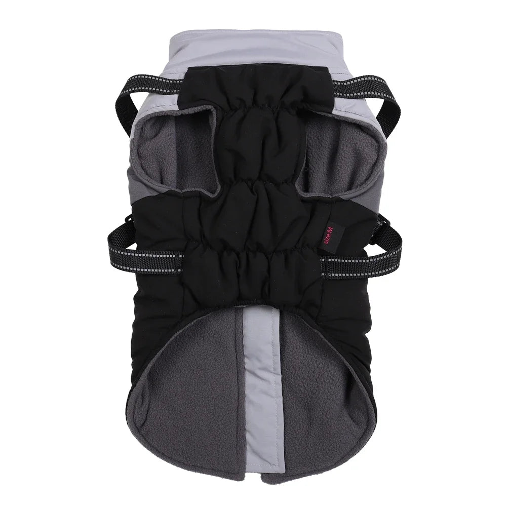 Winter Dog Harness Vest Waterproof Warm Puppy Jacket Clothes for Small Dogs Shih Tzu Chihuahua Pug Coat