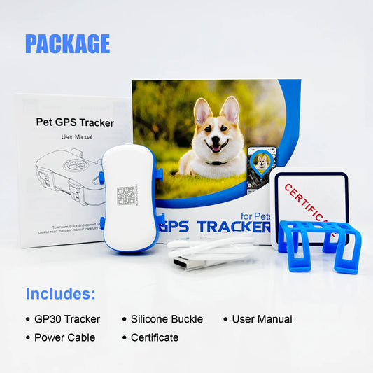 4G Waterproof Dog Cat GPS Tracker with Live Tracking App